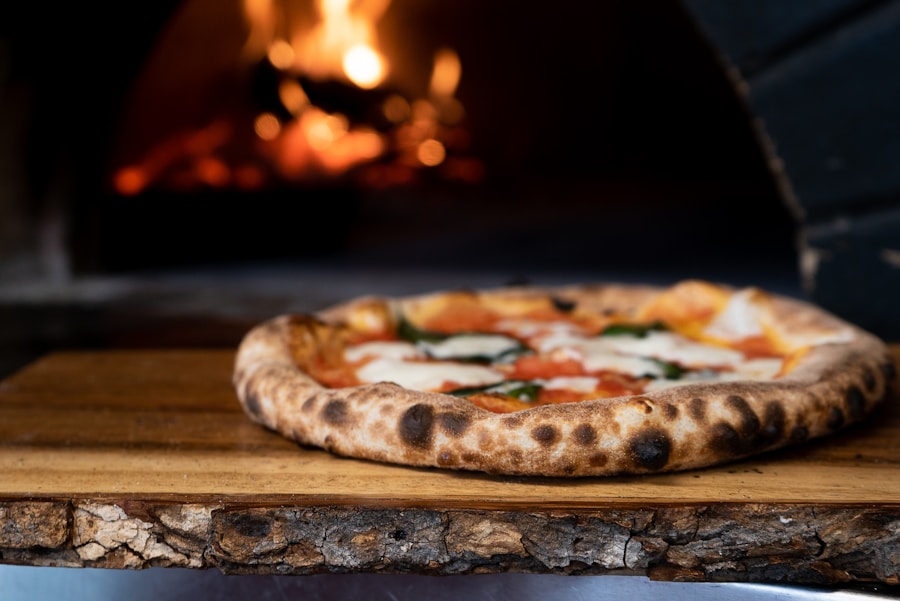 Prato italiano preparado com ingredientes frescos